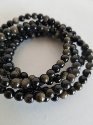 Black Obsidian Energy Bracelet