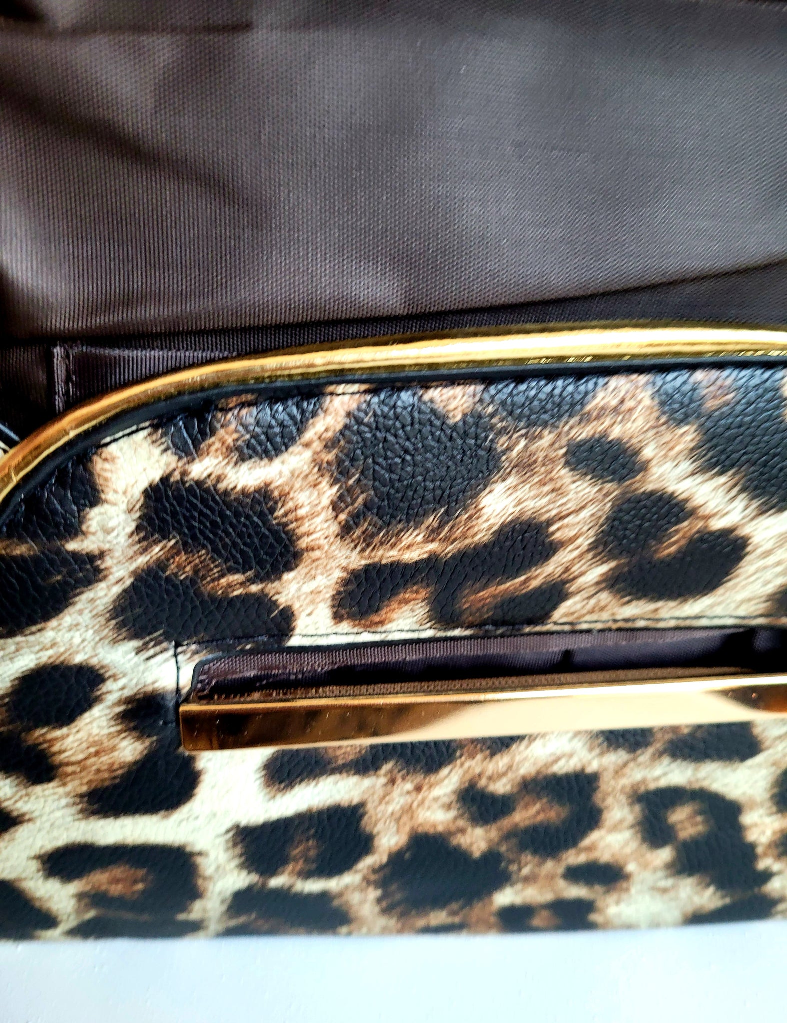 Into the Wild Leopard Clutch