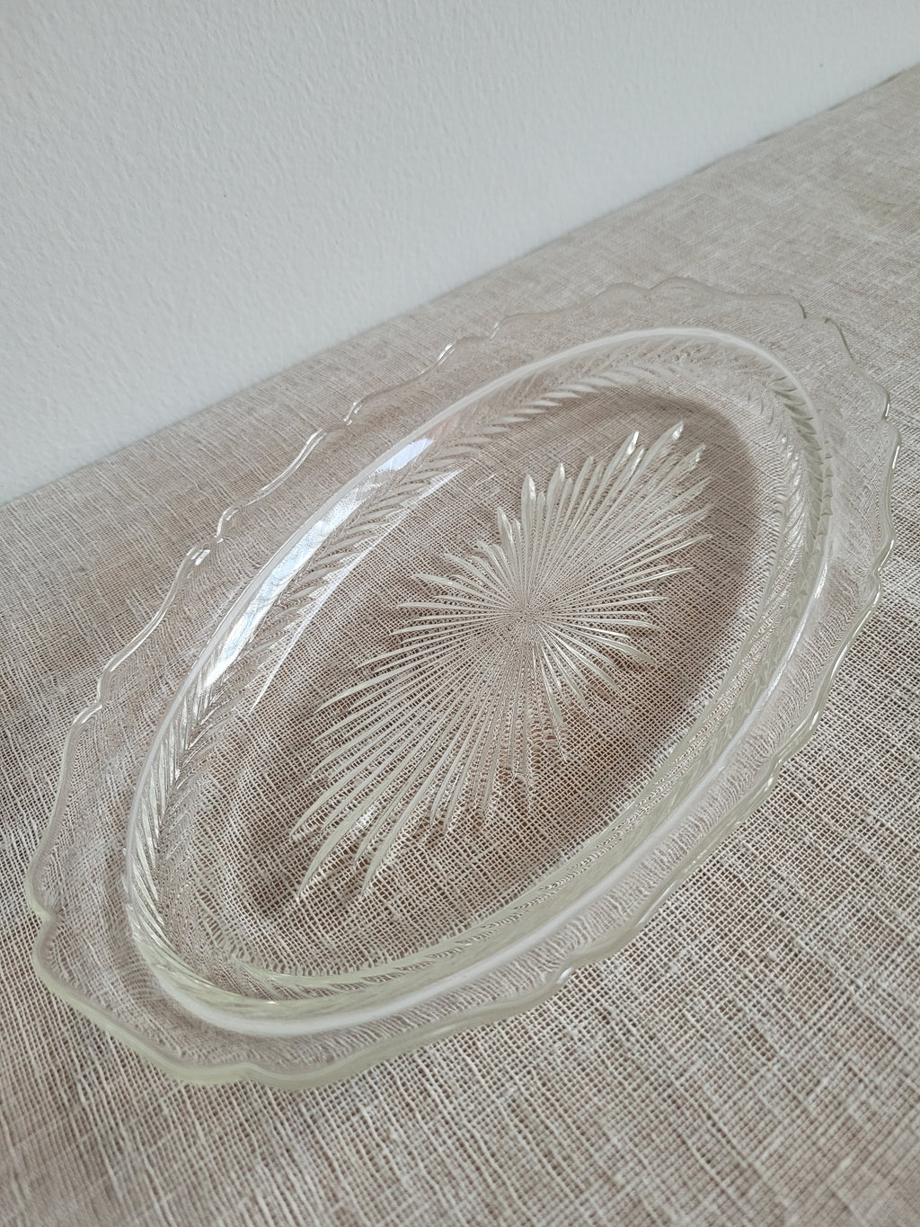 Etched Oval Catchall Dish