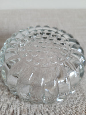 Sunflower Glass Jewelry Bowl