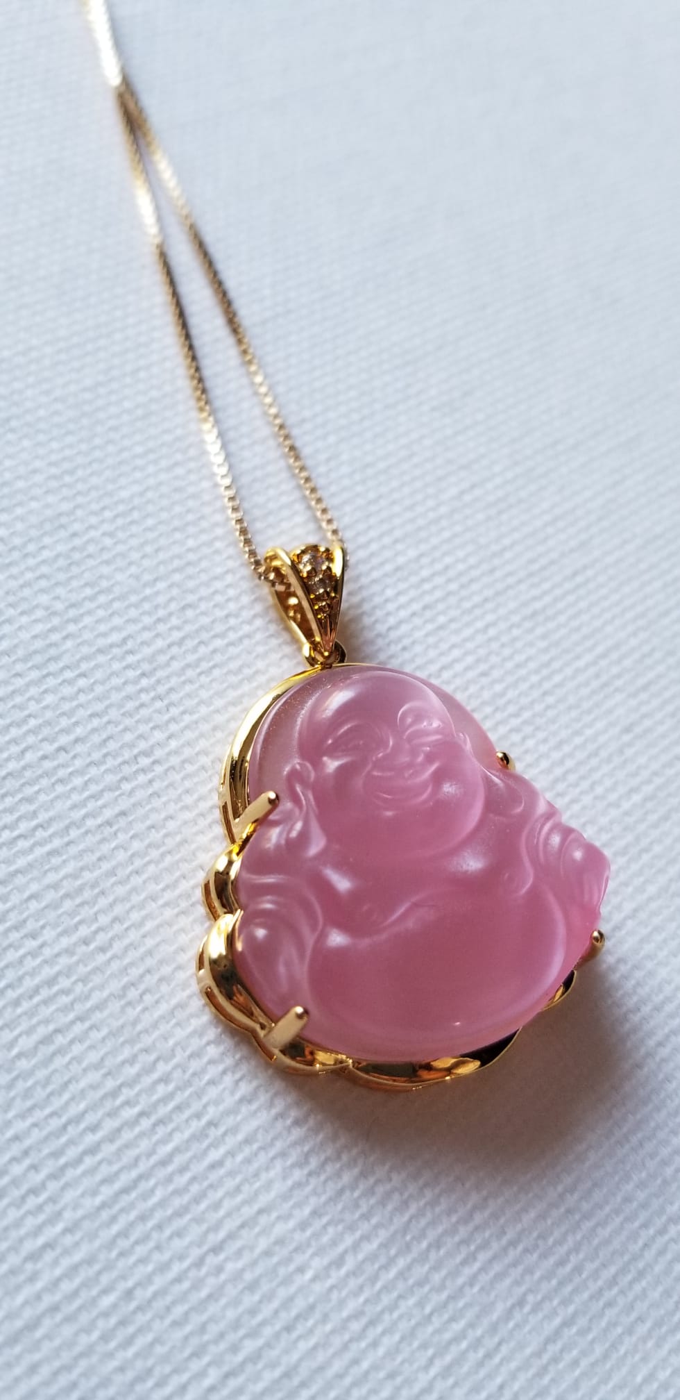 24k Gold filled Buddha Pendant Protection Necklace