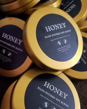 Honey Hand Poured Soy Candles