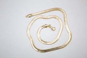 18k Gold Filled Herringbone Snake Chain